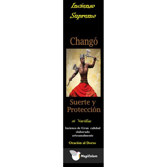 Incienso de santería Changó con oración