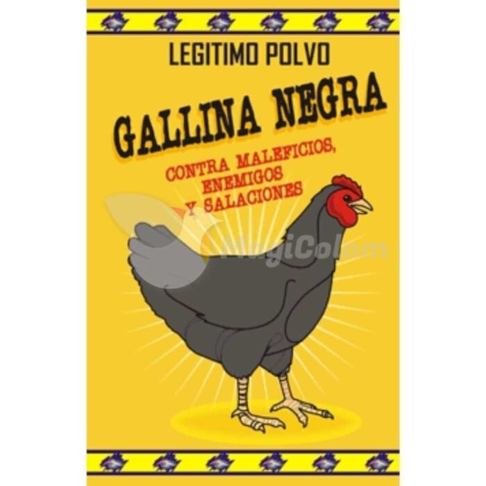 Polvo Gallina Negra esotérico Contra Negatividad
