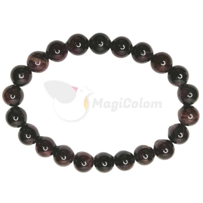 Pulsera Elástica Mineral Granate