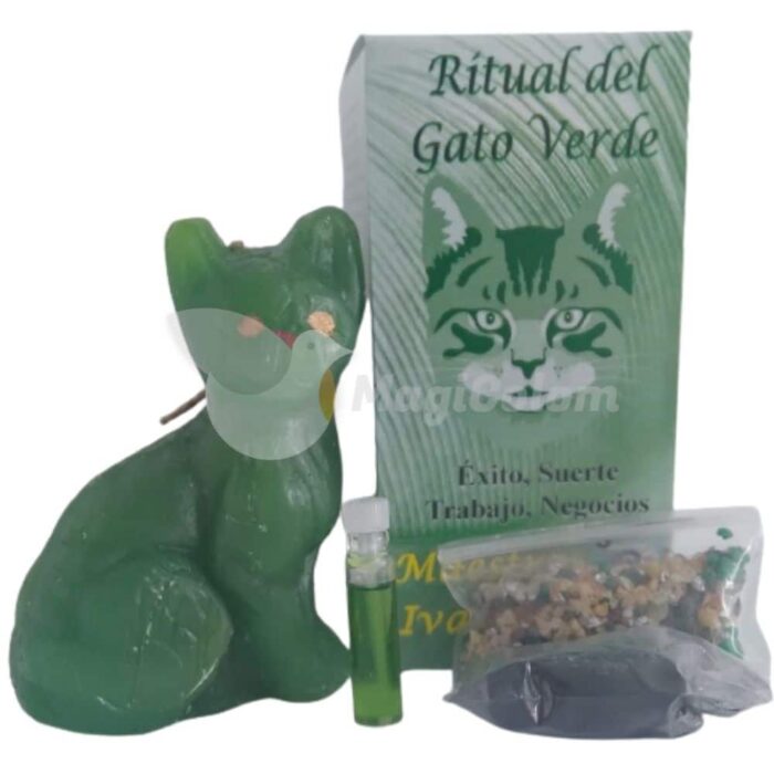 Ritual Gato Verde Exito en el Trabajo